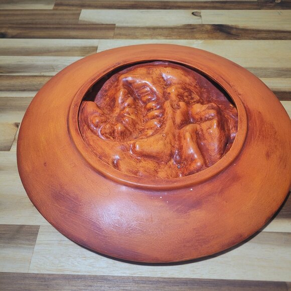 1950s Vintage Farmhouse Cottage Watermill Scene Hangable Countrycore Wall Art - Picture 7 of 8